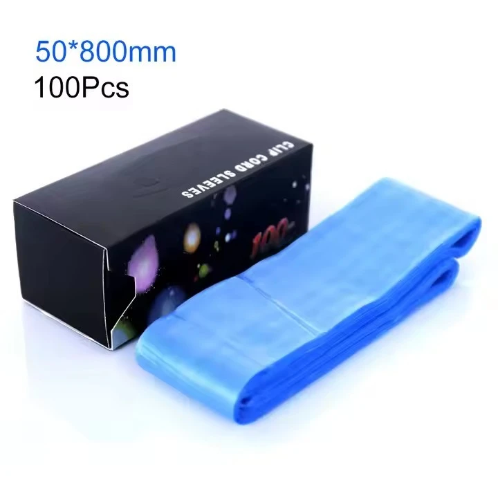 Best 100 Pieces Disposable Blue Covers Tattoo Supplies Tattoo Clip Cord Sleeves Bags