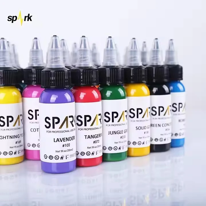 Professionelle Spark Tattoo Tinte 1oz 25 Farbset