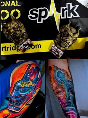 SPARK-Künstler @anfitriontattoo holt sich Doppelsieg bei Expo Tattoo Culturas...