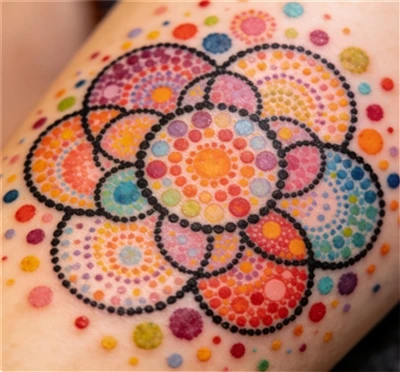 Was ist ein Pointillismus-Tattoo?