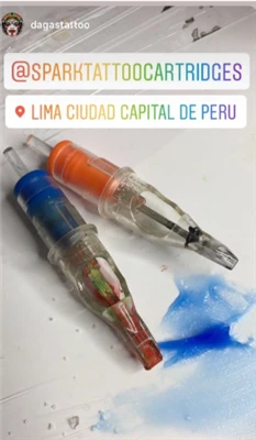 Der große Künstler aus Peru arbeitet immer mit #sparkcartridges für ihre groß...