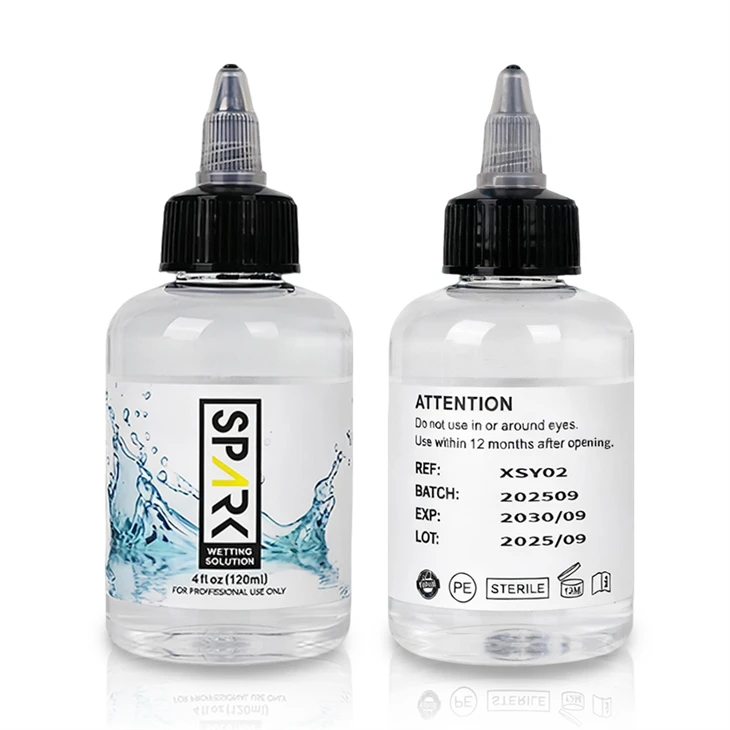 Organic 120ml Tattoo Ink Enhances Ink Flow Wetting & Mixing Solution factory