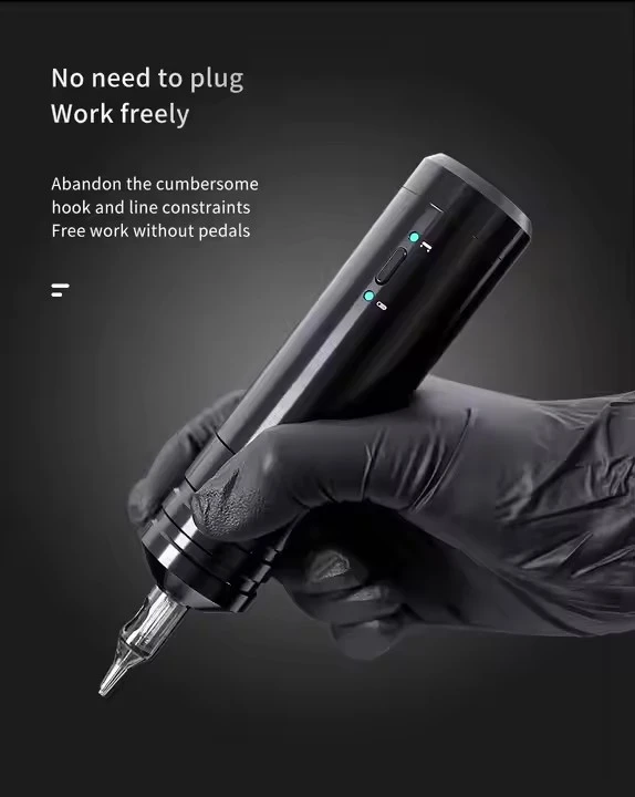 Tragbarer drahtloser Patronenstift professioneller Tattoo -Maschine