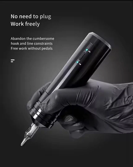 Tragbarer drahtloser Patronenstift professioneller Tattoo -Maschine