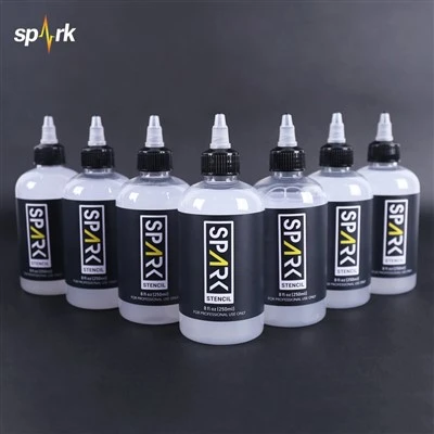 SAPRK 8 FL OZ (250 ml) Professionelles Schnell trockener Non - Fading Smooth Tattoo Transfer Schablone für Tattoo -Künstler verblassen