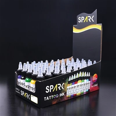 Spark Organic 0,5 Unzen schnell trocken langlebig anhaltende Designversorgung Tattoo Tinte Permanentes Make -up -Pigment für Körperkunst