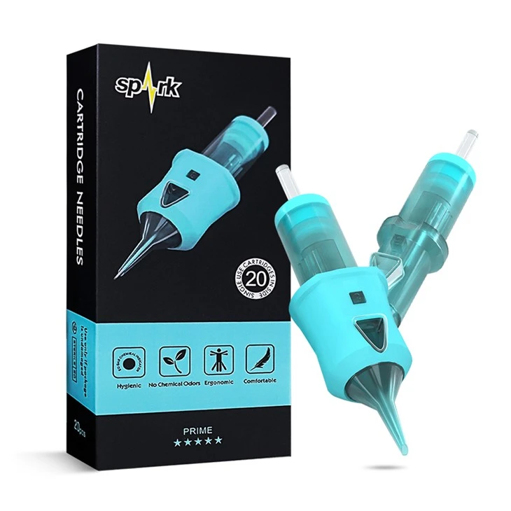 Spark -Lieferant maßgeschneiderte 100% EO -Gassterilisierte Premium -Einweg -PMU -Tattoo -Patronennadeln