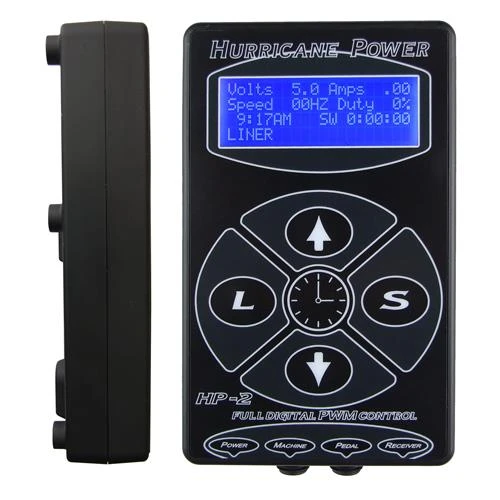 Günstiges Hurricane HP-2 Tattoo Netzteil Digital Tattoo Power
