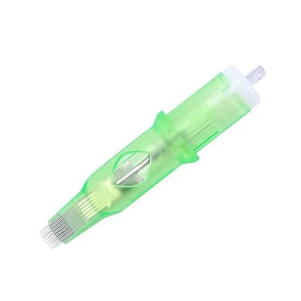 Mega Tattoo Patronen 0,35 mm gebogene Magnum Nadelpatrone