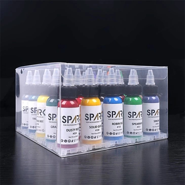 25 Farbset Professionelle Tätowierfarbe Color Spark Tätowierfarben-Set