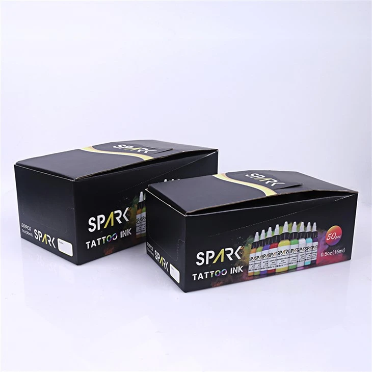 50 Farbsets Pigmente Tattoo Ink Spark Tattoo Ink Set Professional
