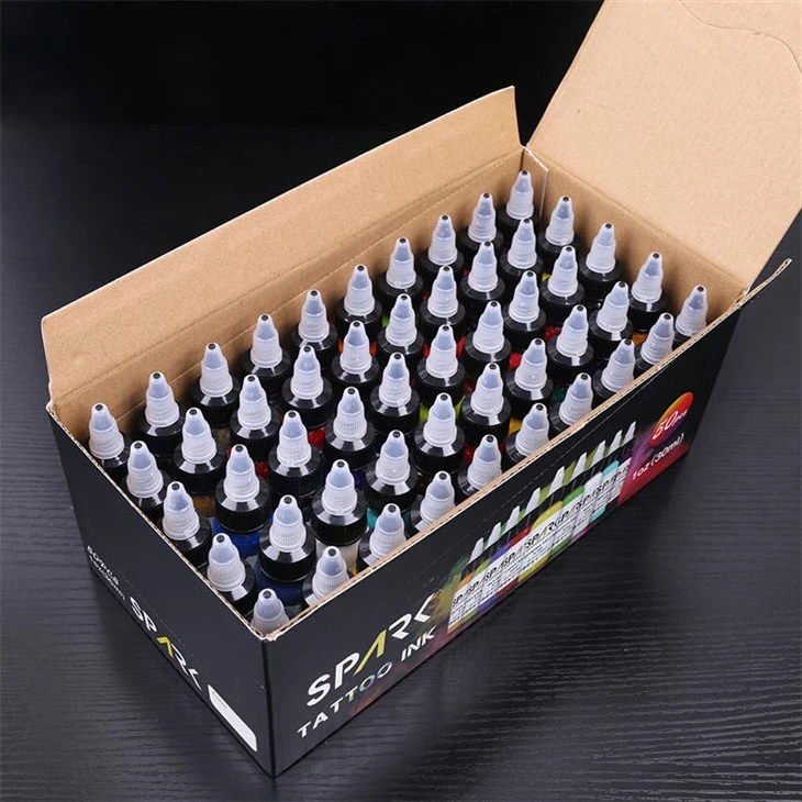 50 Farbsets Premium Spark Tattoo Ink Tattoo Supply Tattoo Ink Set