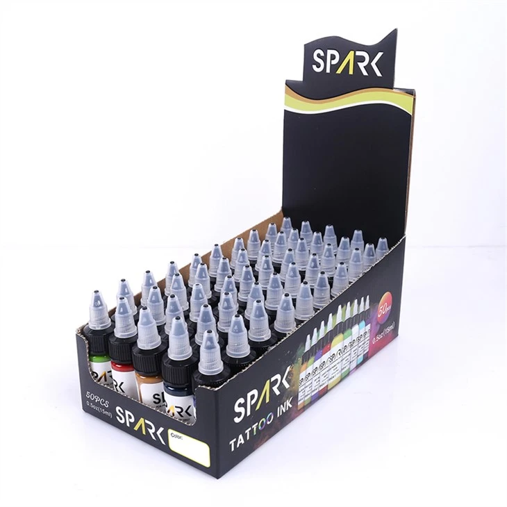 50 Farbsets Spark Leadfree Tattoo Ink Black Tattoo Ink Tattoo Ink Black