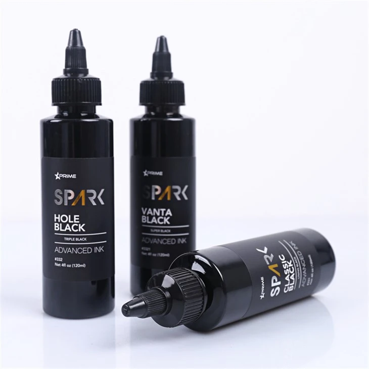 Klassisch   Schwarz   4 OZ   Futter   Schwarz   Tinte   Serie   Funke   Tattoo   Tinte   Tätowierung   Tinte   Schwarz   Licht