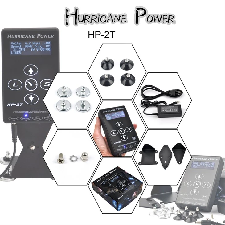Power Tattoo Hurricane Hand Touch Tattoo Netzteil