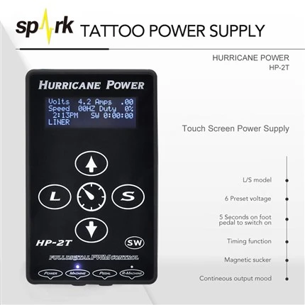 Elektrische Stromversorgung Tattoo Digitale Hurricane Tattoo-Netzteile
