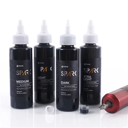 Spark Tattoo Ink Veganes Tattoo Ink White Wash Set