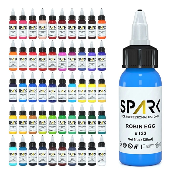 Spark Tattoo Ink Set Professionelle Tattoo-Tintenfarbe