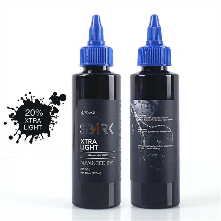 Tätowierfarben-Set Professionelle schwarze Spark-Tätowierfarbe