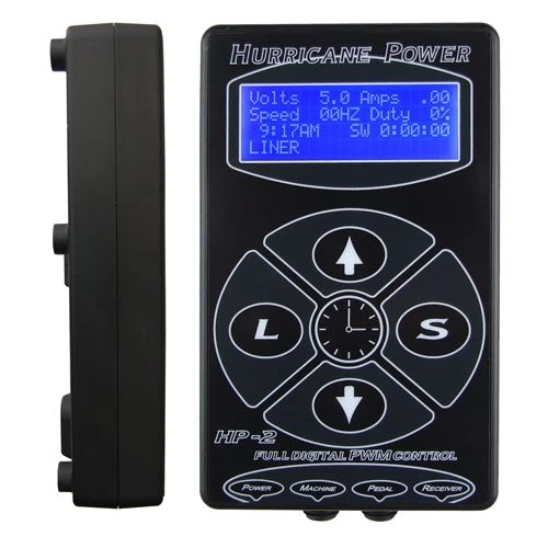 Tattoo-Netzteil, digitales Tattoo-Netzteil, Hurricane Power Supplay Tattoo