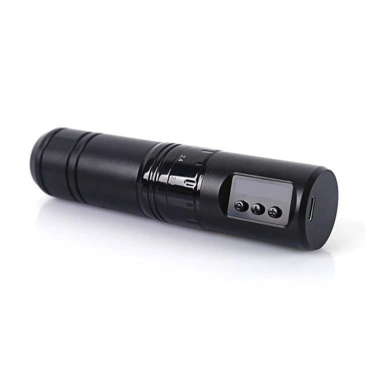 Professionelle Spark Wireless Tattoo-Maschine mit variablem Hub, kabelloser Tattoo-Stift