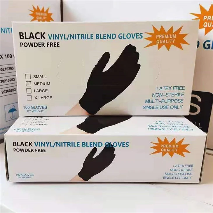 Hochwertige Permanent-Tattoo-Handschuhe in Schwarz