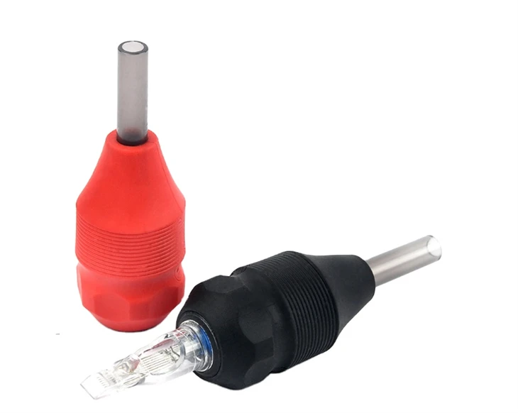 Hochwertiger sterilisierter 25-mm-Farbgriff-Tattoo-Nadelgriff