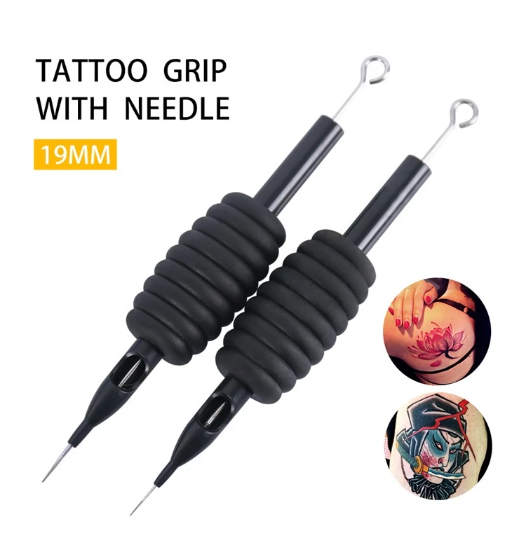 Sterilisierter Tattoo-Schlauch, 25 mm, Einweg-Tattoo-Griffe aus Kunststoff
