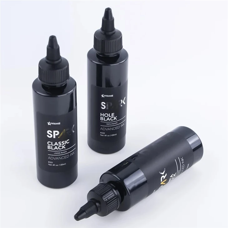 Schwarz   Licht   Tattoo   Tinte   Triple   Schwarz   Schwarz   8 OZ   Loch   Schwarz   Tinte   Serie   Funke   Tätowierung   Tinte   Tinte   Set