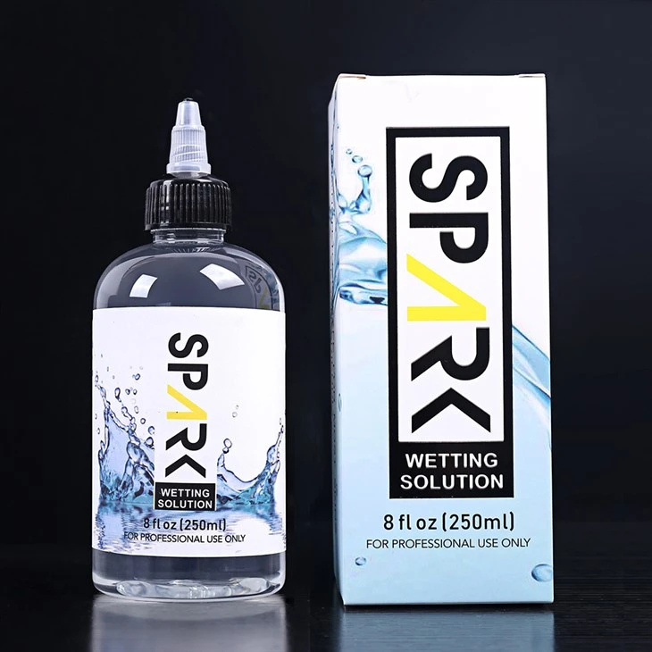 Professionelle 240ML 8OZ Spark Tattoo Benetzungslösung Spark Tattoo Mischlösung Spark Tattoo Ink